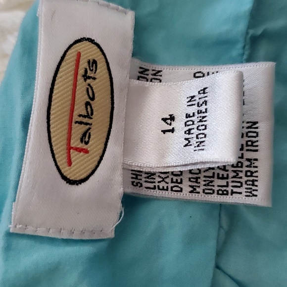 Sky blue Talbots skirt - Picture 4 of 4